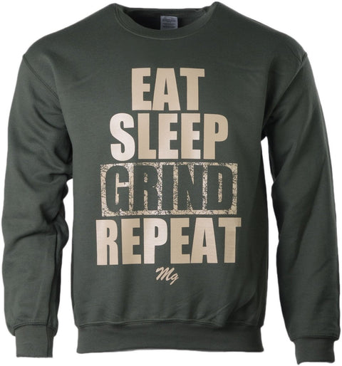 Millionaire Grind Routine Crew - (Military Green / Tan)