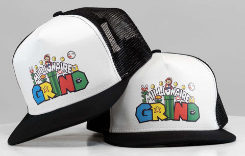 Millionaire Grind - Super Mario Trucker Hat