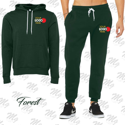 Premium Embroidered Jogger Set with Your Logo